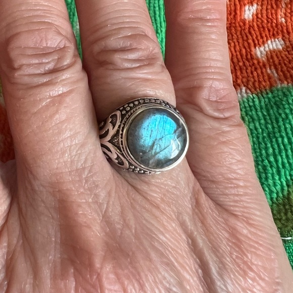 Jewelry - Sterling Silver Labradorite Cabochon Ring